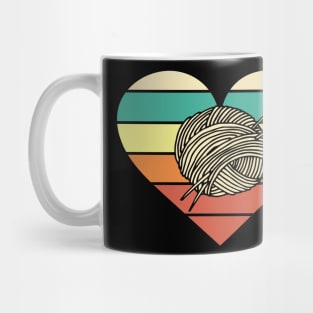 Knitting Crochet Lovers - Retro Mug